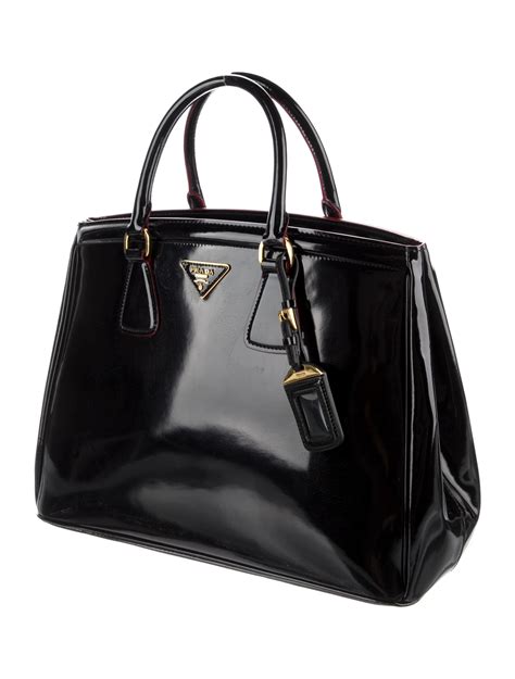 prada spazzelato handbag|Prada leather tote bags.